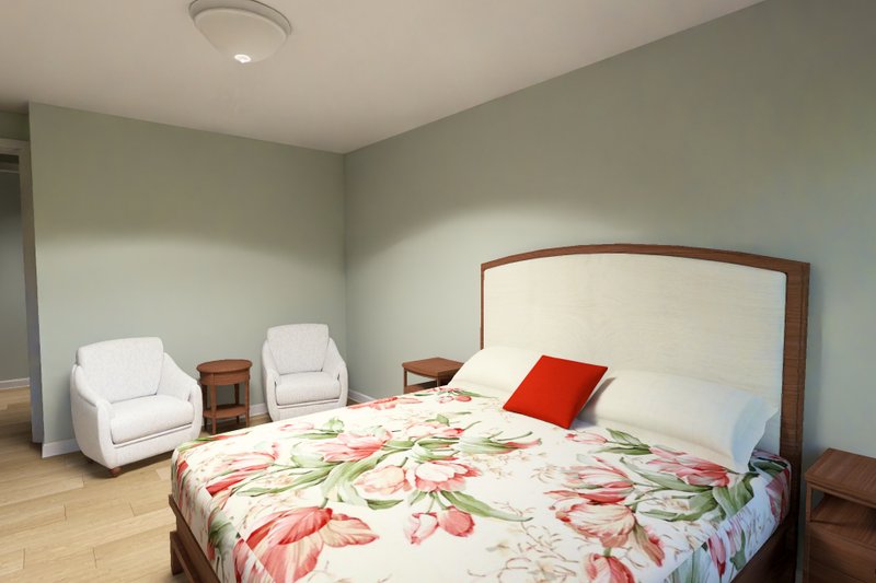 House Blueprint - Interior - Master Bedroom for Cottage House Plan #513-2453 - 3 bed, 2.5 bath