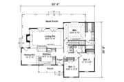 Farmhouse Style House Plan - 3 Beds 2 Baths 1540 Sq/Ft Plan #312-237 