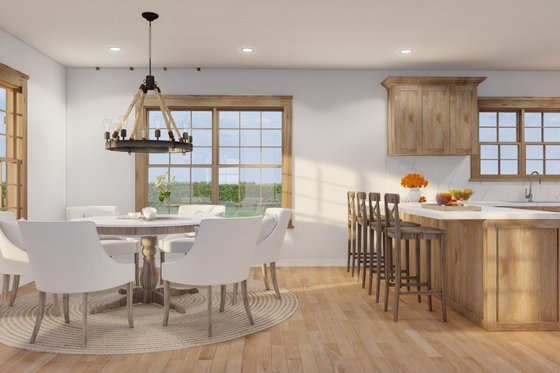 Interior - Dining Room for Country House Plan #923-406 - 3 bed, 2.5 bath
