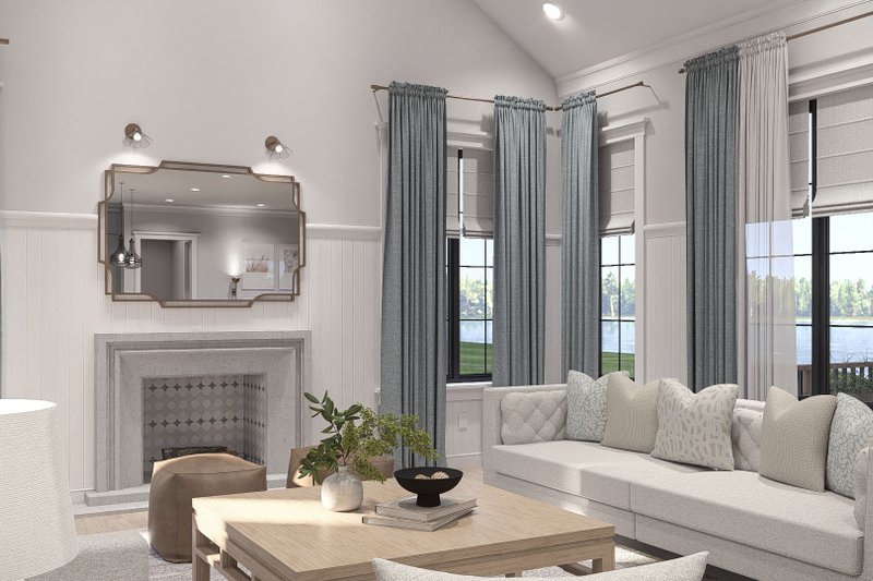 Home Plan - Interior - Family Room 1 for Traditional House Plan #455-787 - 4 bed, 4 bath