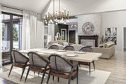 Tudor Style House Plan - 4 Beds 3.5 Baths 3240 Sq/Ft Plan #455-559 