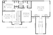 Country Style House Plan - 4 Beds 2.5 Baths 2389 Sq/Ft Plan #11-223 