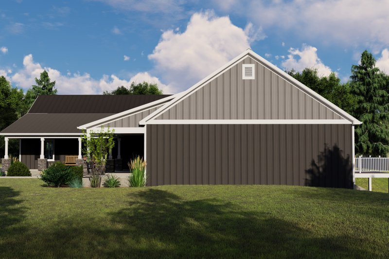 Architectural House Design - Exterior - Other Elevation for Country House Plan #1064-94 - 3 bed, 3 bath