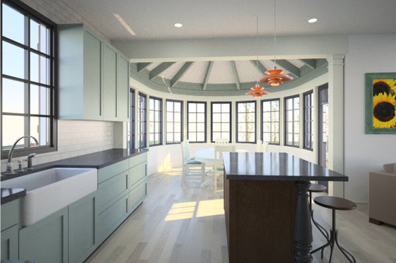 Interior - Dining Room for Traditional House Plan #933-2 - 3 bed, 2.5 bath