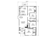 Farmhouse Style House Plan - 4 Beds 2 Baths 1452 Sq/Ft Plan #57-308 