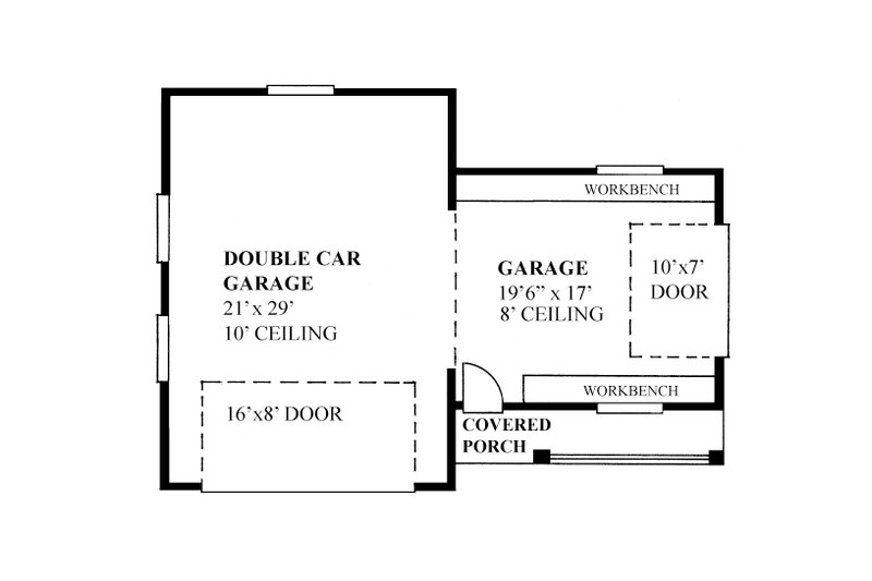 Architectural House Design - Floor Plan - Main Floor for Traditional House Plan #118-176, 0 bath