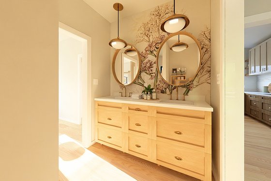 Interior - Master Bathroom for Farmhouse House Plan #126-299 - 1 bed, 1 bath