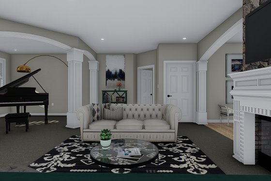 Interior - Family Room 2 for Craftsman House Plan #1060-102 - 3 bed, 2.5 bath