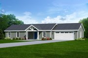 Ranch Style House Plan - 3 Beds 2 Baths 1200 Sq/Ft Plan #932-571 