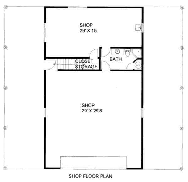 Architectural House Design - Traditional Floor Plan - Main Floor Plan #117-659