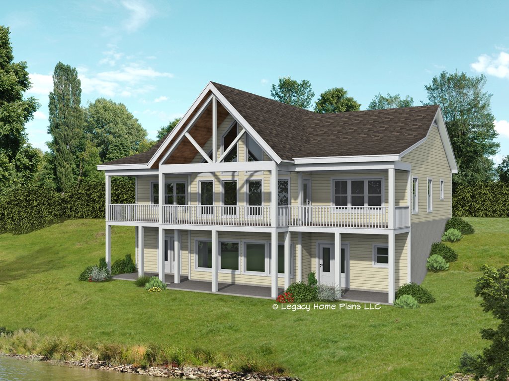 Southern Style House Plan - 3 Beds 3.5 Baths 3080 Sq/Ft Plan #932-860 ...