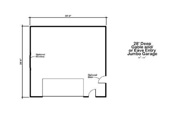 Floor Plan - Main Floor for Traditional House Plan #312-753, 0 bath