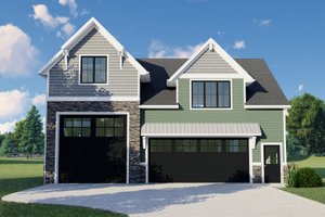 House Plan Design - Country Exterior - Front Elevation Plan #1064-274