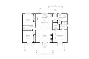Bungalow Style House Plan - 3 Beds 2 Baths 1378 Sq/Ft Plan #1114-4 