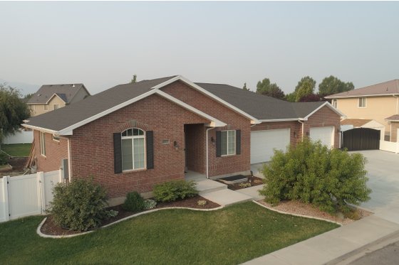 Exterior - Front Elevation 5 for Ranch House Plan #1060-27 - 6 bed, 4.5 bath