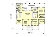 Southern Style House Plan - 3 Beds 2.5 Baths 1958 Sq/Ft Plan #44-189 