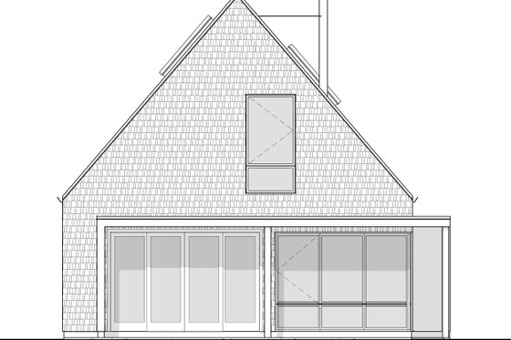 Exterior - Front Elevation 1 for Cabin House Plan #1114-38 - 3 bed, 3 bath