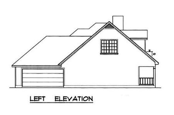 Exterior - Other Elevation for Farmhouse House Plan #40-163 - 3 bed, 2 bath
