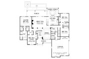 European Style House Plan - 4 Beds 3 Baths 2295 Sq/Ft Plan #929-1021 