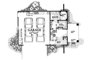 Traditional Style House Plan - 0 Beds 0 Baths 876 Sq/Ft Plan #72-275 