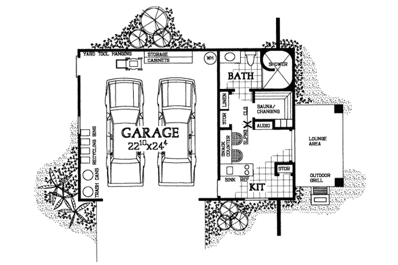 Home Plan - Floor Plan - Main Floor for Traditional House Plan #72-275, 0 bath