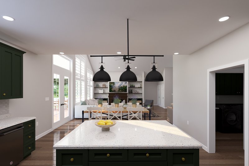 Architectural House Design - Interior - Kitchen 3 for Craftsman House Plan #1060-496 - 3 bed, 2.5 bath