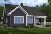 Craftsman Style House Plan - 3 Beds 2.5 Baths 2154 Sq/Ft Plan #51-1406 Exterior 