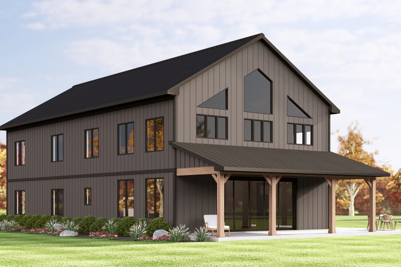 House Design - Exterior - Other Elevation 2 for Barndominium House Plan #1064-374 - 6 bed, 4.5 bath