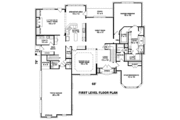 Colonial Style House Plan - 4 Beds 4 Baths 4877 Sq/Ft Plan #81-1633 
