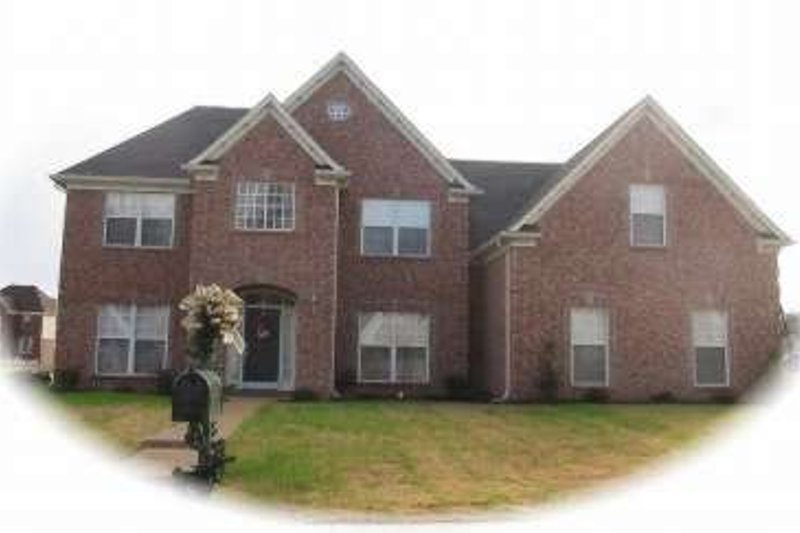 Exterior - Front Elevation 2 for European House Plan #81-904 - 4 bed, 3.5 bath
