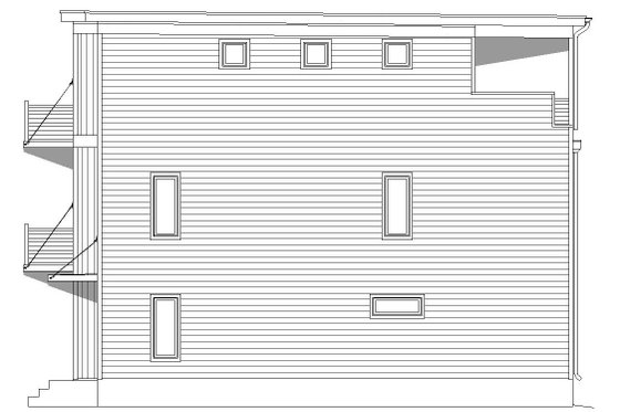Exterior - Other Elevation 1 for Contemporary House Plan #932-319 - 3 bed, 3.5 bath