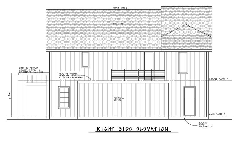 Modern Style House Plan - 3 Beds 2.5 Baths 2240 Sq/Ft Plan #20-2505 ...