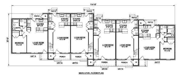 Traditional Floor Plan - Main Floor Plan #116-297