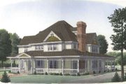 Victorian Style House Plan - 4 Beds 3.5 Baths 3852 Sq/Ft Plan #410-230 