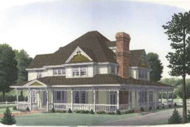 Home Plan - Victorian Exterior - Front Elevation Plan #410-230