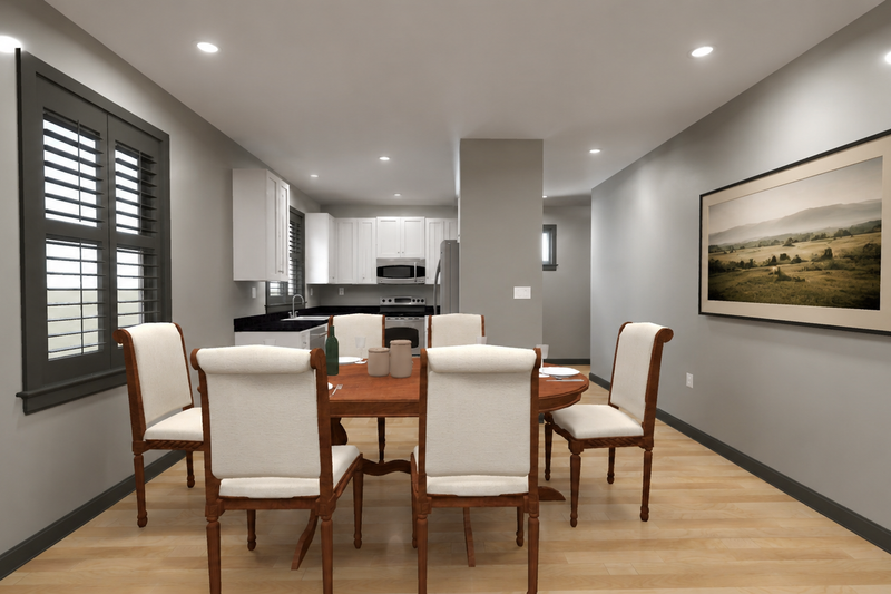 Architectural House Design - Interior - Dining Room for Mediterranean House Plan #1060-494 - 1 bed, 2 bath