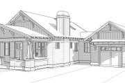 Craftsman Style House Plan - 2 Beds 2 Baths 1207 Sq/Ft Plan #895-156 