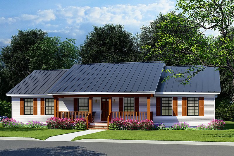 Home Plan - Farmhouse Exterior - Front Elevation Plan #923-223