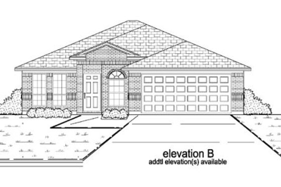 Exterior - Other Elevation for Traditional House Plan #84-329 - 3 bed, 2 bath
