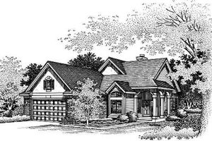 Traditional Exterior - Front Elevation Plan #50-182