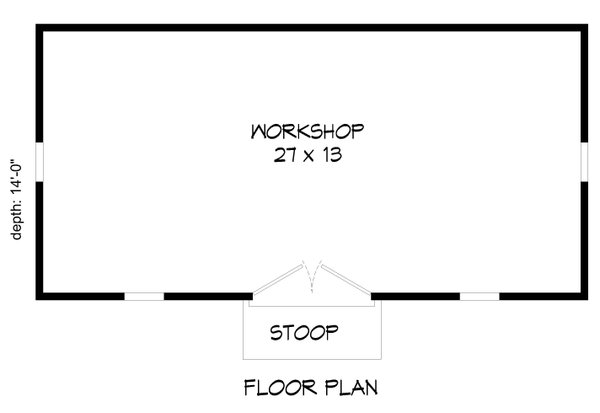 House Blueprint - Craftsman Floor Plan - Main Floor Plan #932-1261