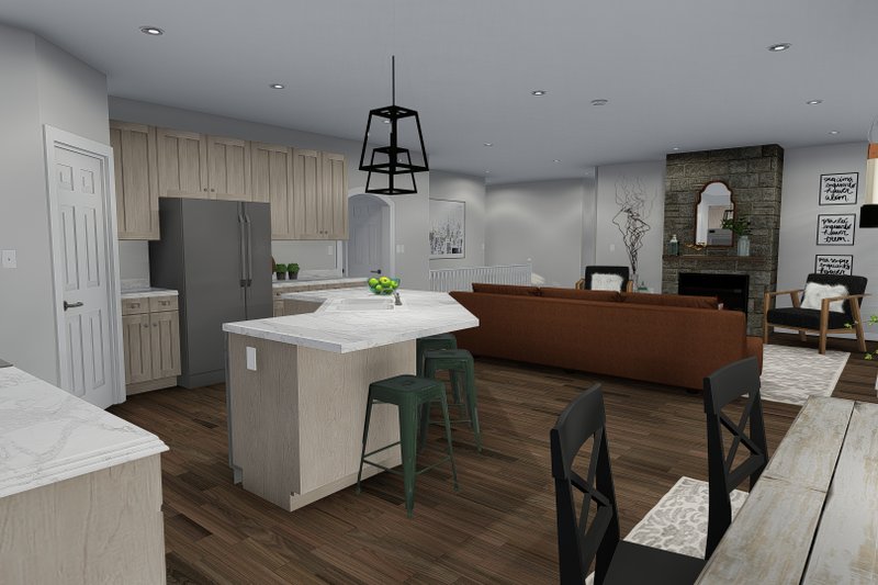 Home Plan - Interior - Kitchen for Ranch House Plan #1060-30 - 5 bed, 3.5 bath