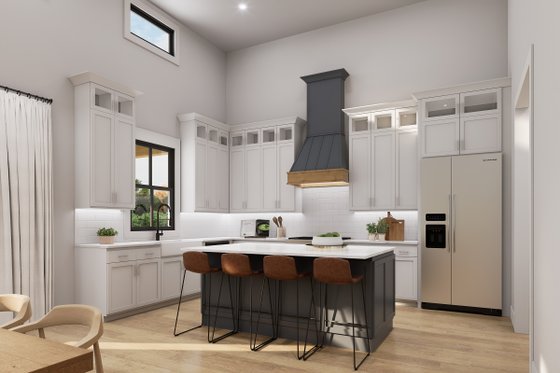 Interior - Kitchen for Barndominium House Plan #1074-116 - 3 bed, 2 bath