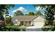 Traditional Style House Plan - 2 Beds 2 Baths 1179 Sq/Ft Plan #58-110 