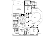 European Style House Plan - 4 Beds 3.5 Baths 3652 Sq/Ft Plan #312-412 