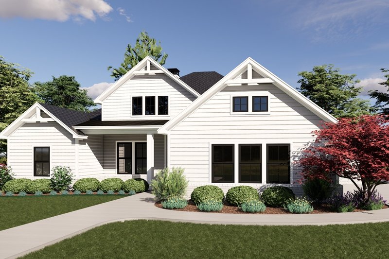 House Plan Design - Exterior - Front Elevation 6 for Farmhouse House Plan #1096-70 - 4 bed, 3 bath