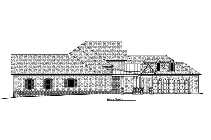 Architectural House Design - Exterior - Other Elevation for Farmhouse House Plan #1081-31 - 4 bed, 3.5 bath