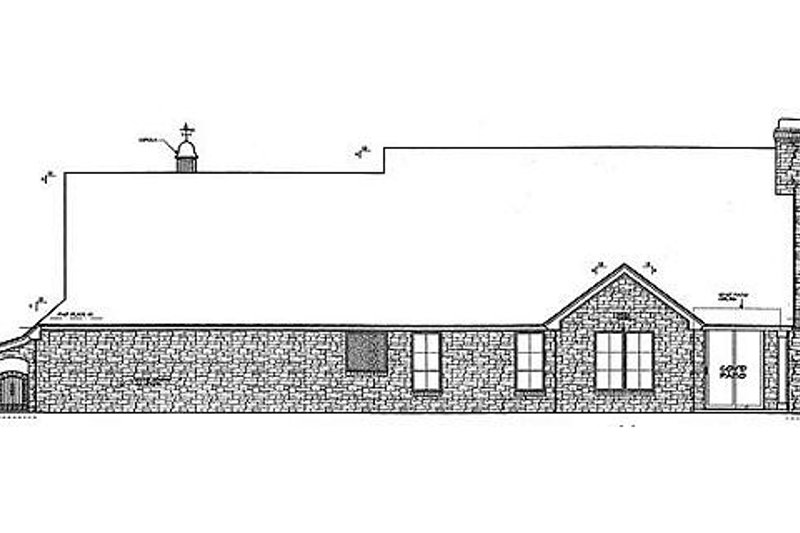 Home Plan - Exterior - Rear Elevation for Colonial House Plan #310-693 - 3 bed, 2.5 bath