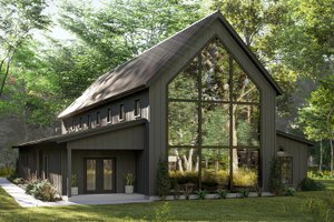 Architectural House Design - Barndominium Exterior - Front Elevation Plan #455-723