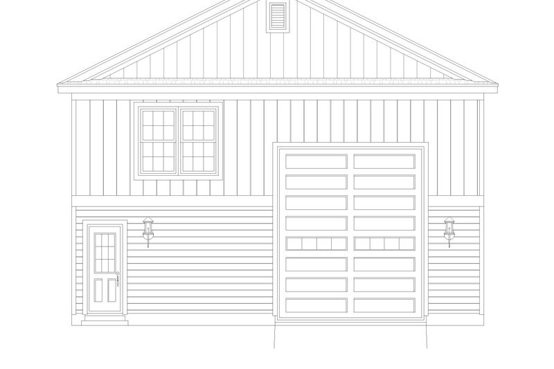 Dream House Plan - Exterior - Rear Elevation for Southern House Plan #932-787, 0 bath